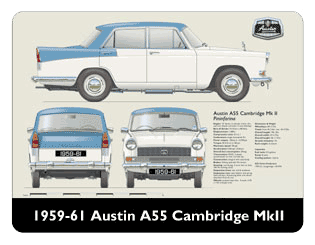 Austin A55 Cambridge MKII 1959-61 Mouse Mat
